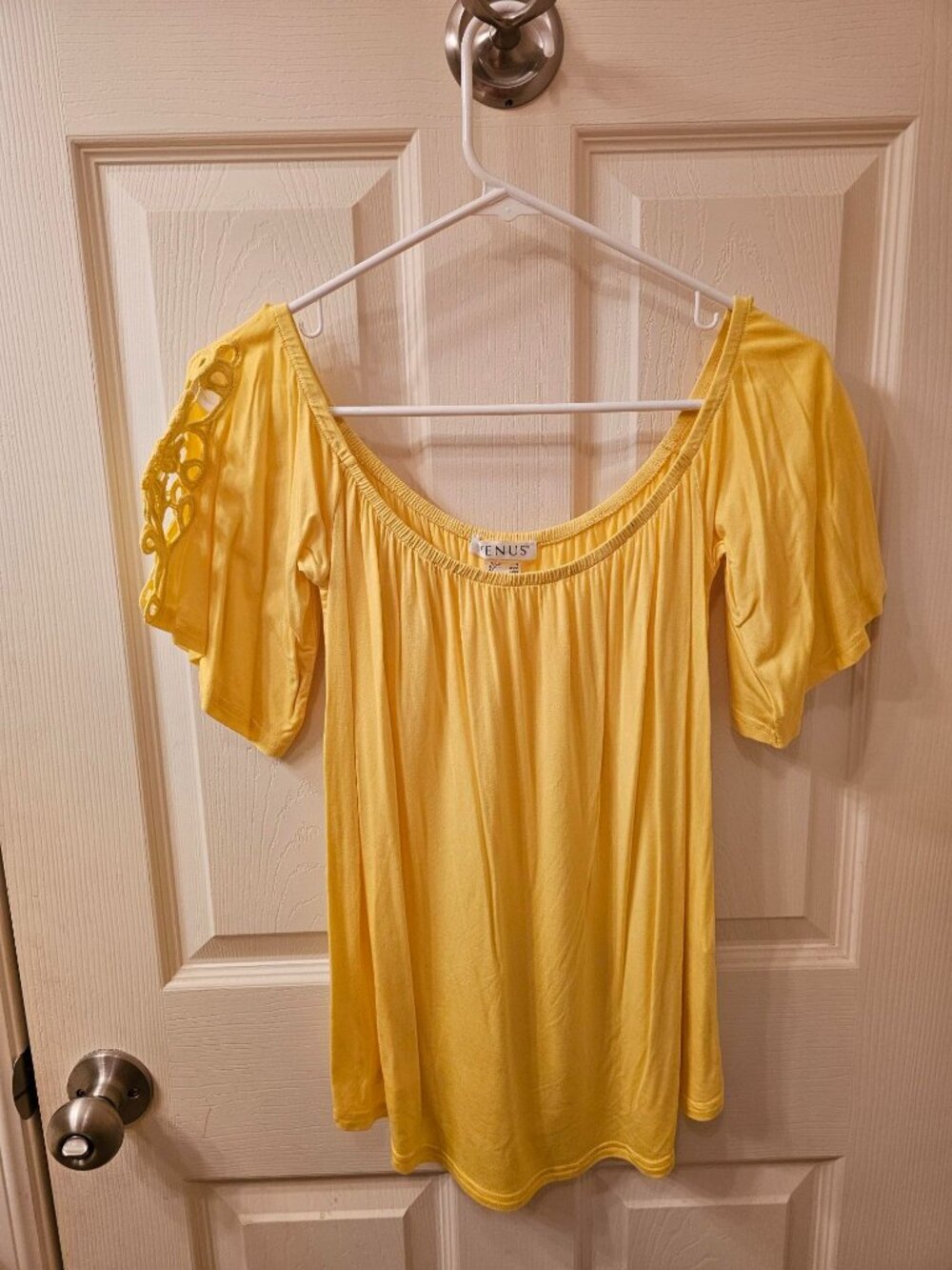 NWOT Venus Small Yellow Blouse